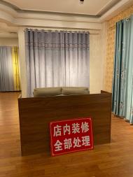 店内装修电动窗帘全部处理
